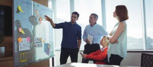 Business Team Discussing Corporate Strategy